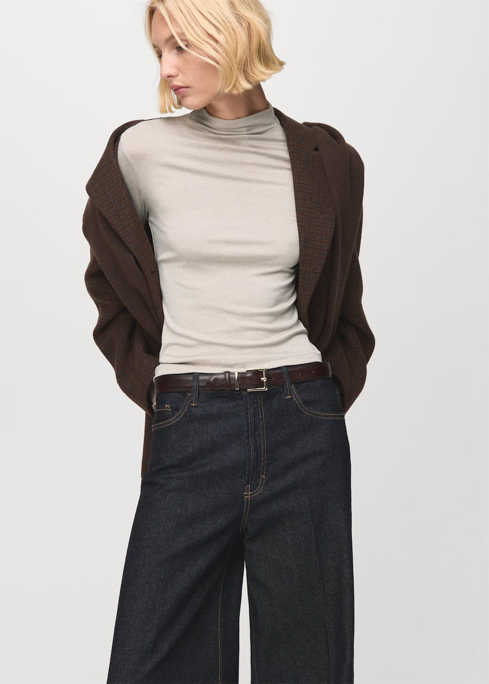 Turtleneck T-shirt