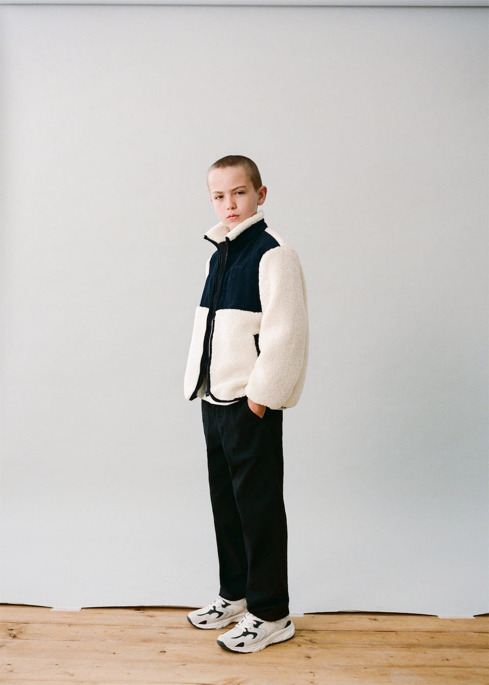 Shearling-effect jacket